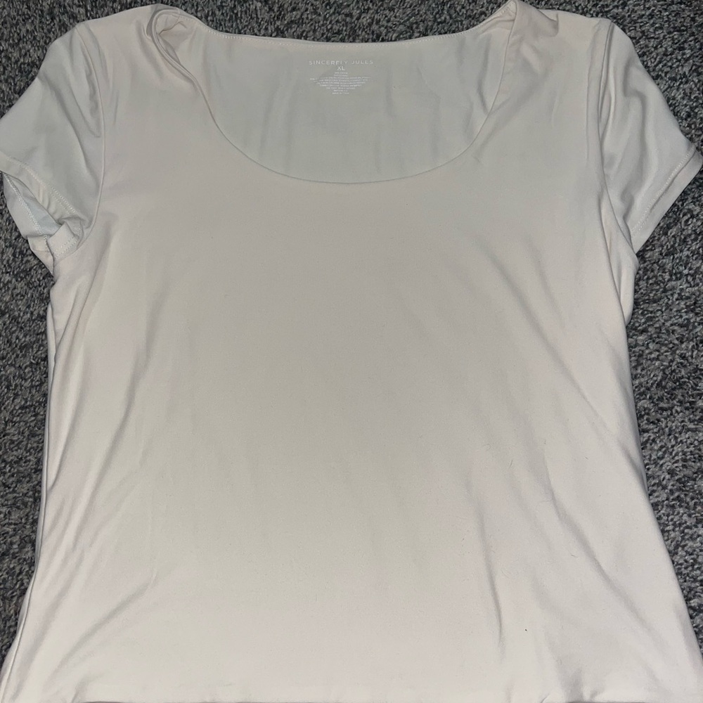Sincerely Jules Soft Cream Short Sleeve Tee